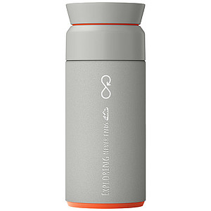 Termo láhev 350ml, z recyklovaných materiálů, šedá