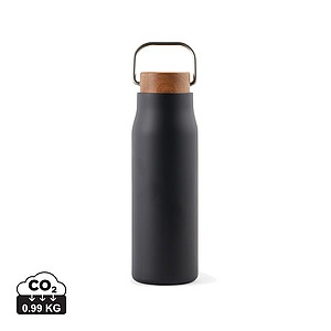 Termo láhev na pití z recyklované oceli, 300ml, černá - reklamní předměty