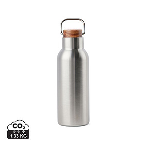Termo láhev na pití z recyklované oceli, 580ml, stříbrná