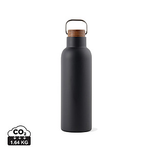 Termo láhev na pití z recyklované oceli, 800ml, černá