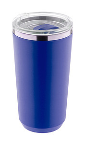 Termohrnček 500ml, nerez, plast, modrý