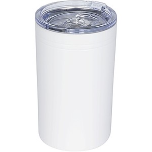 Termohrnček a termoska Pika 330 ml s vákuovou izoláciou, biela