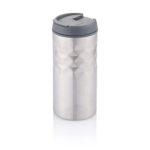 Termohrnek 300 ml s geometrickým vzorem, šedá