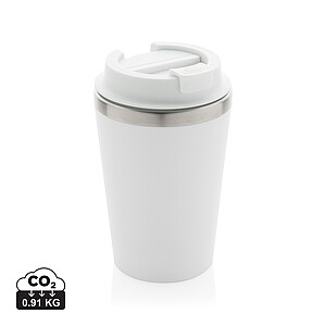Termohrnek 350ml z RCS recyklovaného PP, bílá