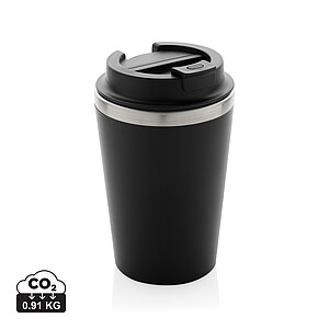 Termohrnek 350ml z RCS recyklovaného PP, černá