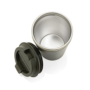 Termohrnek 350ml z RCS recyklovaného PP, tmavě zelená