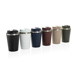 Termohrnek 350ml z RCS recyklovaného PP, tmavě zelená