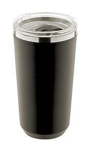 Termohrnek 500ml, nerez, plast, černý