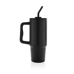 Termohrnek 900 ml z RCS recyklované nerezové oceli, černá