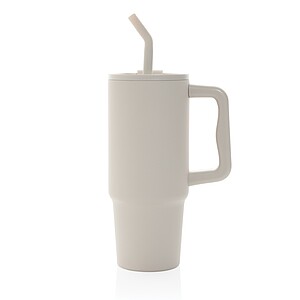 Termohrnek 900 ml z RCS recyklované nerezové oceli, krémová