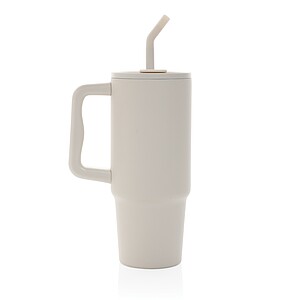 Termohrnek 900 ml z RCS recyklované nerezové oceli, krémová