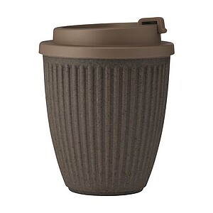 Termohrnek na kávu On The Go 250 ml, hnědá