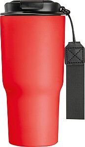Termohrnek z nerezové oceli 550 ml, červená