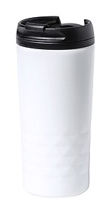 Termohrnek z nerezové oceli, bílá