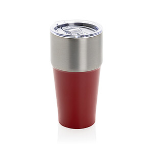 Termohrnek z RCS recyklované nerezové oceli 500 ml, červená