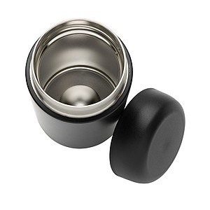 Termohrnek z recyklované oceli, 360 ml, černá