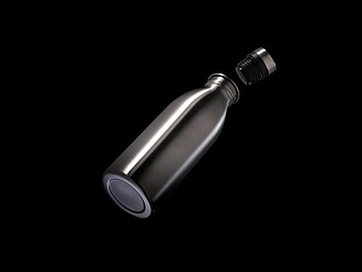 Termoláhev z nerezu, 500ml, stříbrná
