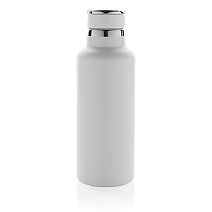 Termoláhev z recyklované oceli, objem 600 ml, bílá