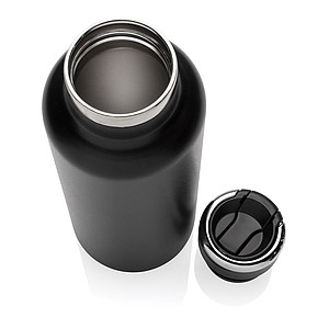 Termoláhev z recyklované oceli, objem 600 ml, černá