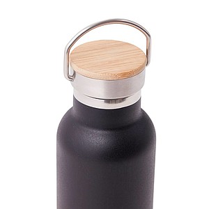 Termoska 500ml, s poutkem, černá