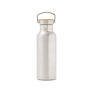Termoska 500ml, s poutkem, stříbrná