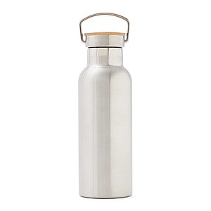 Termoska 500ml, s poutkem, stříbrná