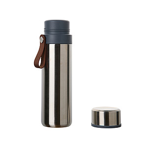 Termoska VINGA s dvojitou stěnou 750 ML, stříbrná