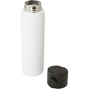 Termoska z recyklované nerezové oceli, 450ml, bílá