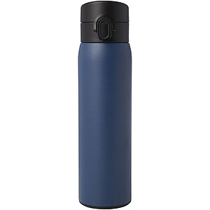 Termoska z recyklované nerezové oceli, 450ml, modrá