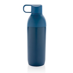 Termoska z recyklované oceli, objem 540 ml, modrá