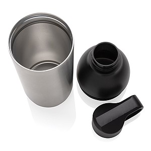 Termoska z recyklované oceli, objem 540 ml, stříbrná