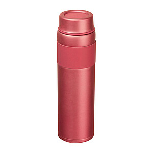 TESSA Dvoustěnná vakuová nerezová termoska, 600 ml, červená