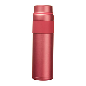 TESSA Dvoustěnná vakuová nerezová termoska, 600 ml, červená