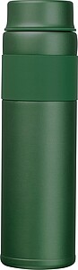 TESSA Dvoustěnná vakuová nerezová termoska, 600 ml, tmavě zelená