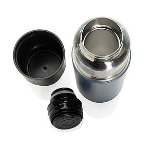 Thermocup RCS recykl. termoska s vakuovou izolací a šálkem, námořní modrá