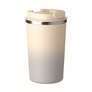 TIMUR Dvoustěnný termohrnek, 350 ml, šedá
