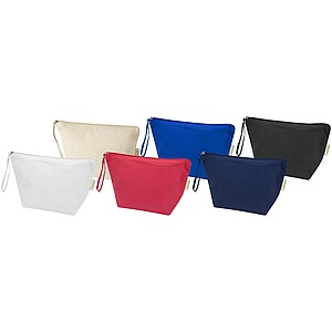 Toaletní taška z organického materiálu, bílá