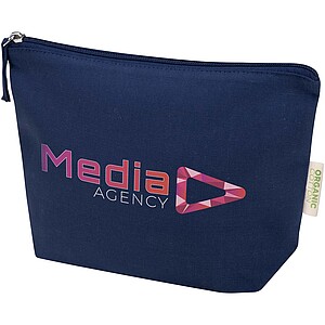 Toaletní taštička z organického materiálu, námořní modrá