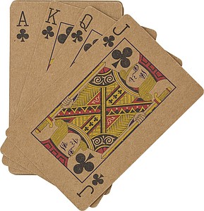 TOREO Hrací karty z recyklovaného papíru, 54 karet - reklamní předměty