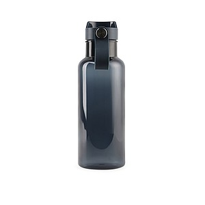 Transparentní láhev na pití 600ml, z RPET, modrá