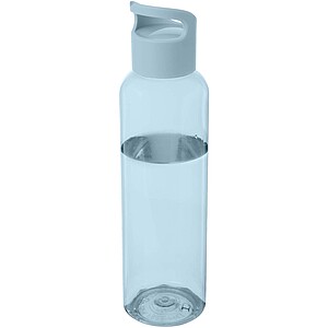 Transparentní láhev na pití, 650ml, jemná modrá