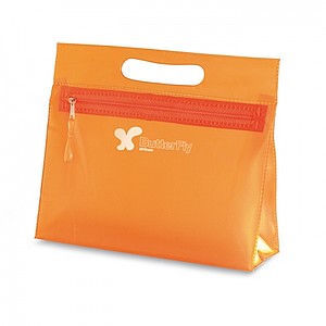 Transparentní PVC pouzdro, oranžová