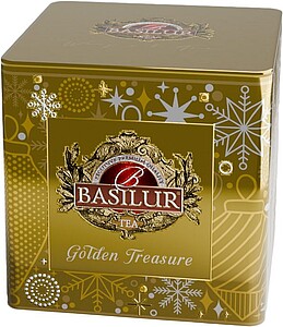 TREASURE - BASILUR Festive Treats Golden Treasure plech 75 g