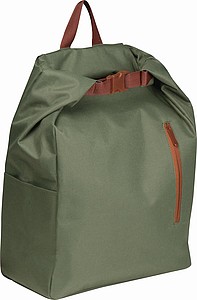Trendy batoh z RPET, khaki zelený
