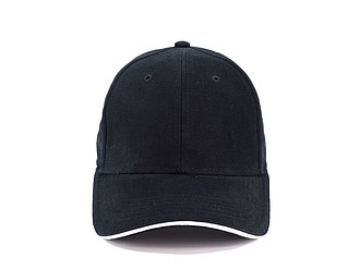 Trendy čepice se sendvičovým kšiltem, černá