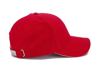 Trendy kšiltovka se sendvičovým kšiltem, červená