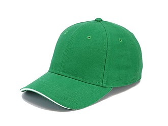 Trendy kšiltovka se sendvičovým kšiltem, středně zelená