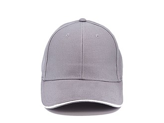 Trendy kšiltovka se sendvičovým kšiltem, tmavě šedá