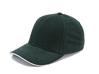 Trendy kšiltovka se sendvičovým kšiltem, tmavě zelená
