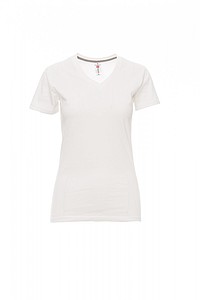 Tričko dámské PAYPER V-NECK bílá M - trička s potiskem